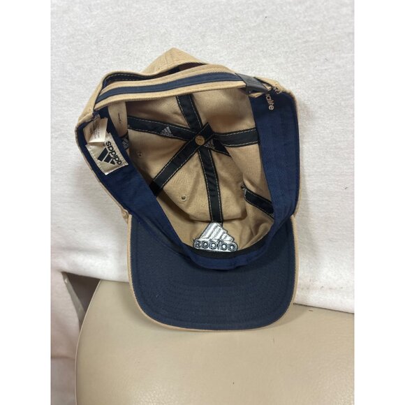 Adidas Tan & Navy One Size Fits All Cotton Cap - Picture 5 of 6
